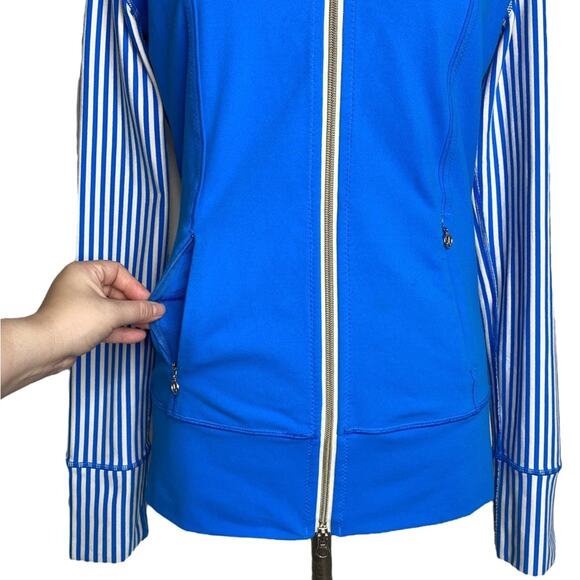 Lululemon Daily Yoga Jacket Beaming Blue size 8 - Picture 7 of 14
